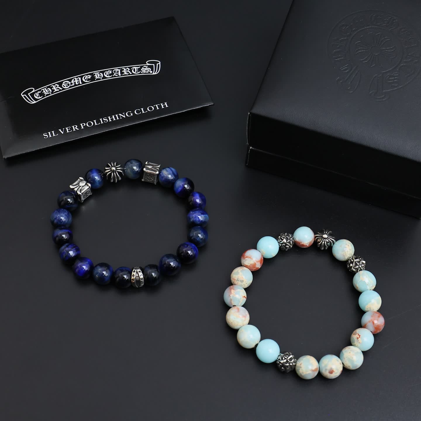 Chrome Hearts Chroma Hearts Gemstone Bracelet